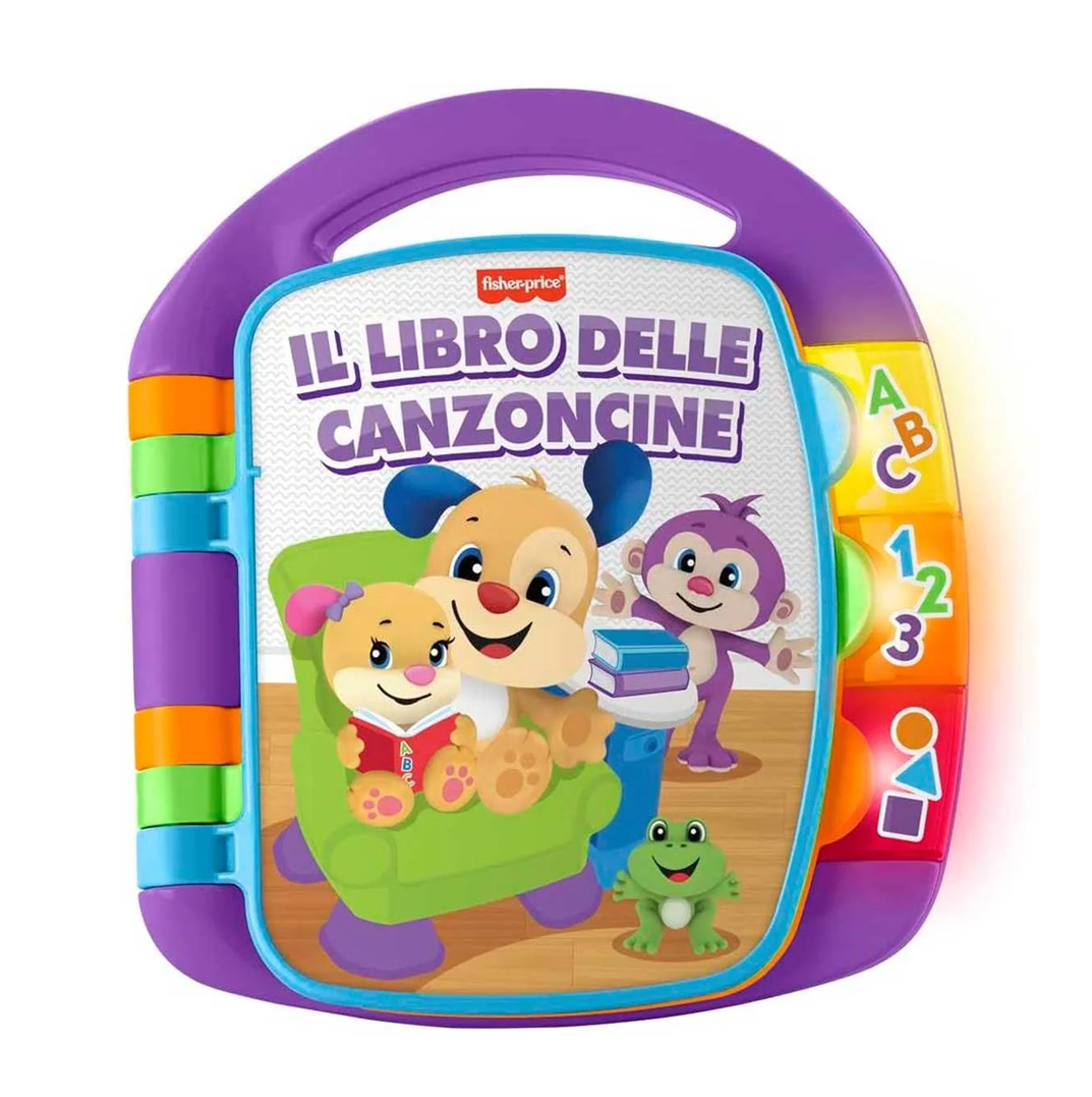 FISHER-PRICE CDH49 elektronická vzdelávacia knižka TALIANSKY JAZYK