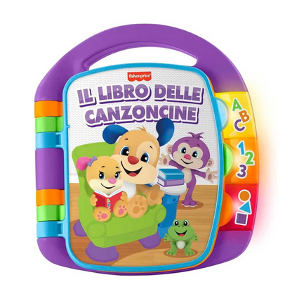 FISHER-PRICE CDH49 elektronická vzdelávacia knižka TALIANSKY JAZYK