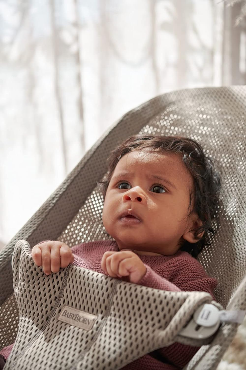 BABYBJORN ležadlo-hojdačka do 13 kg, SIEŤOVINA