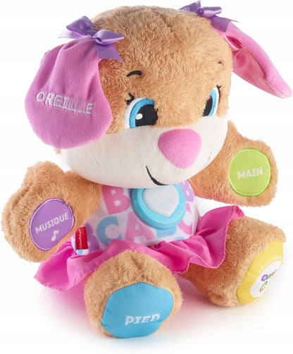 FISHER-PRICE FPP52 sestra šteniatka školáčky francúzsky jazyk