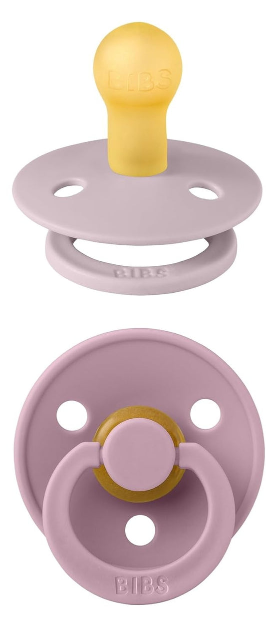 BIBS COLOUR upokojujúce cumlíky 2-pack kaučukové 6 mes.+