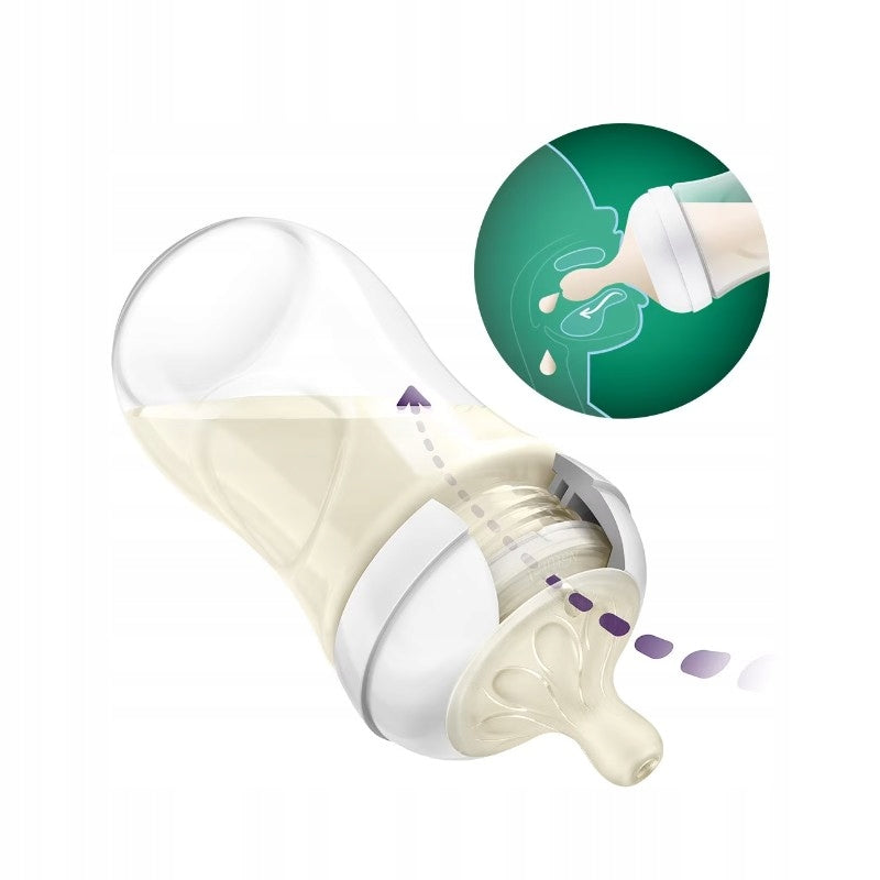 PHILIPS AVENT Natural RESPONSE súprava sklenených fliaš, cumlíkov a kefky