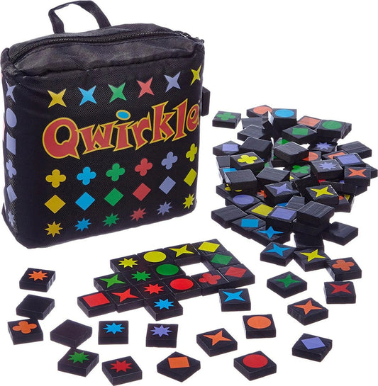 999 GAMES Qwirkle hra 108 drevených dielikov + puzdro
