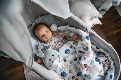 MyHummy šumiaci plyšový zajačik so snímačom plaču ZAJAC 17 cm