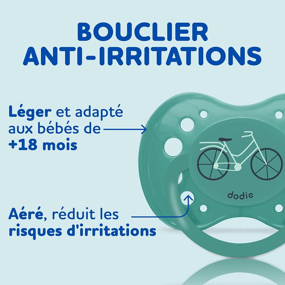 DODIE anatomický cumlík 18m+ Bébé Ours x3