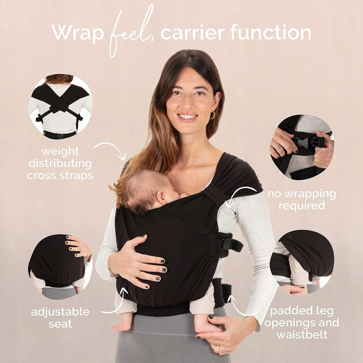 BOBA BLISS ergonomické nosiče od narodenia 2v1