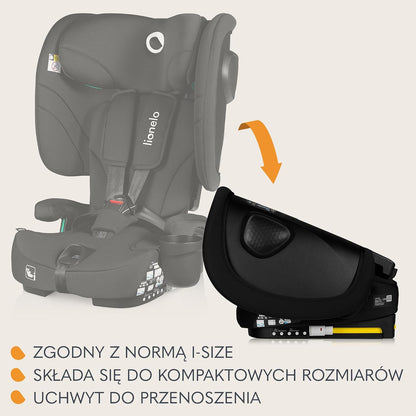 LIONELO NELLY i-Size autosedačka pre deti s výškou 76 – 150 cm s ISOFIX