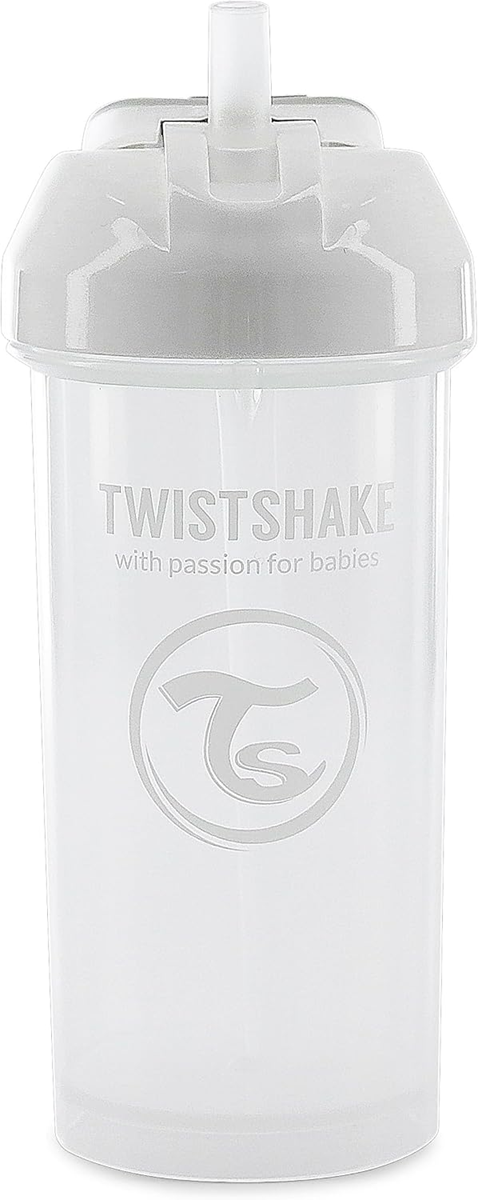 TWISTSHAKE Straw Cup nevytekajúci pohár so slamkou 360 ml 6 m+
