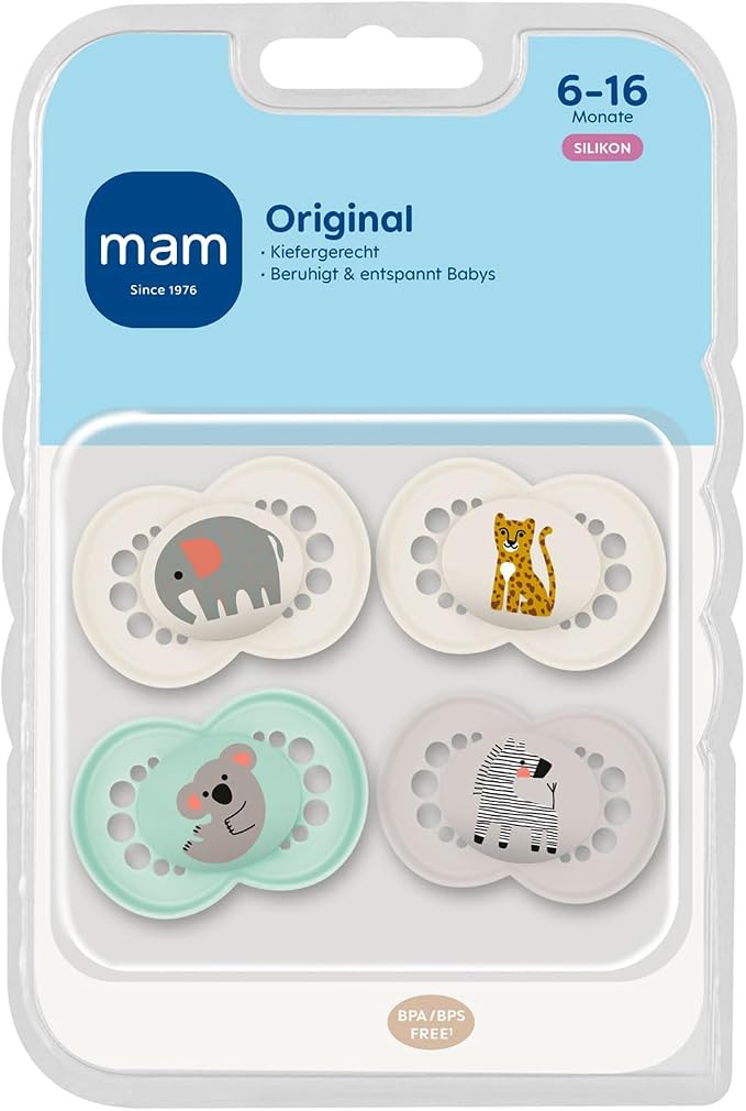 MAM Original silikónový cumlík 6 – 16 mesiacov x4