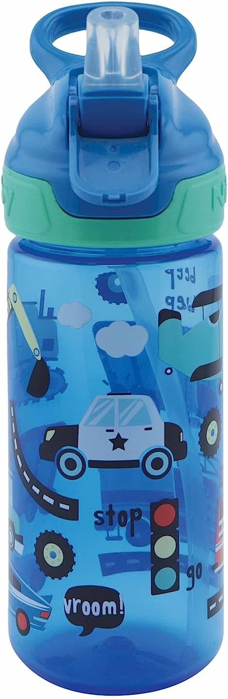 NUBY Flip-it Cup tritanowy kubek niekapek ze słomką i ustnikiem 3 l+ 360 ml – zdjęcie 1