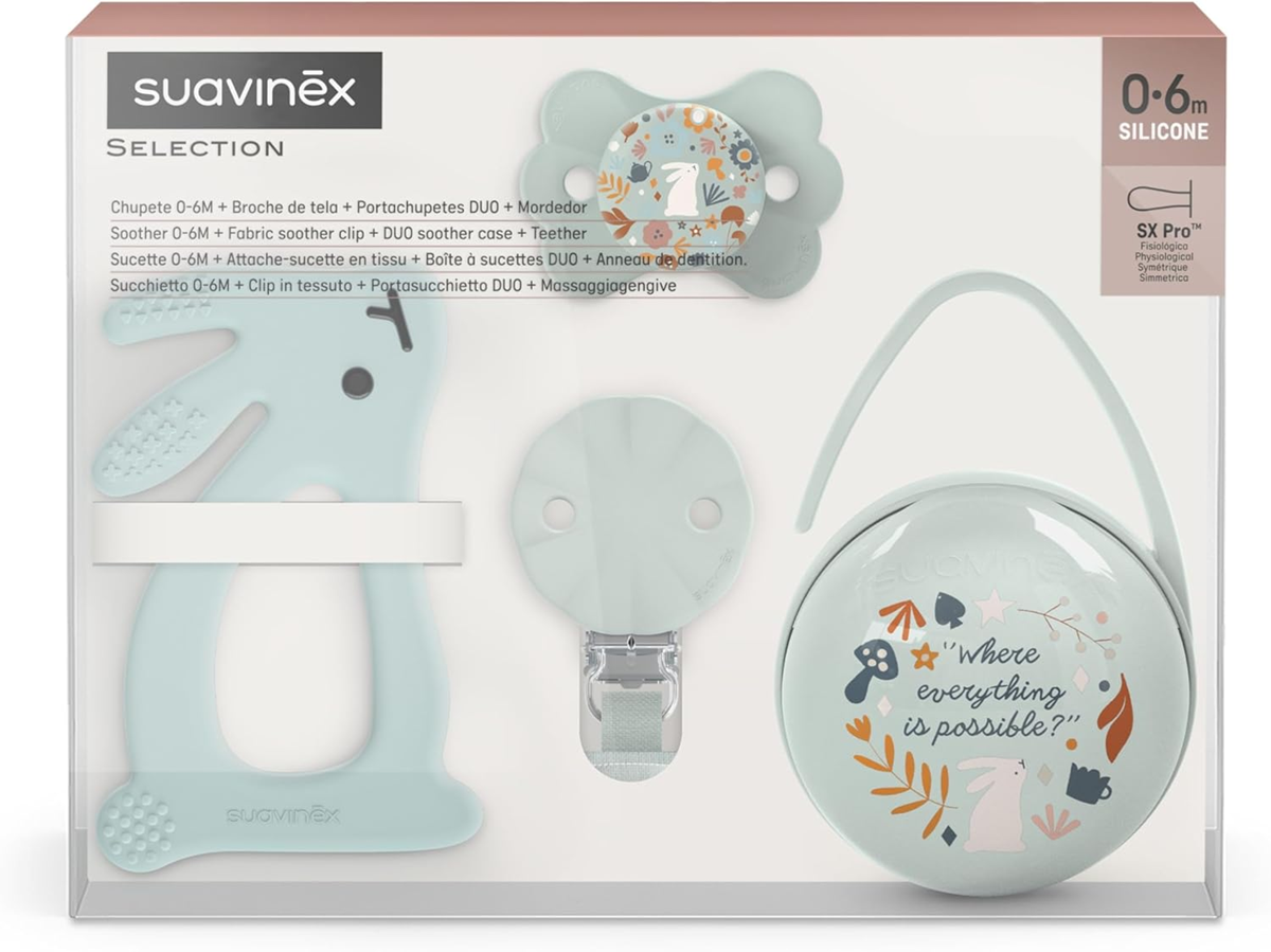 SUAVINEX SELECTION darčeková súprava pre bábätká 0 – 6