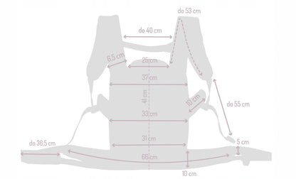 MOMI COLLETE ergonomický nosič od 3 mesiacov do 20kg