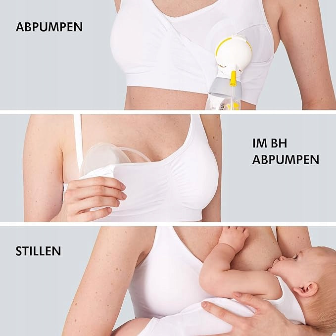 MEDELA podprsenka na dojčenie a odsávanie mlieka 3v1 S