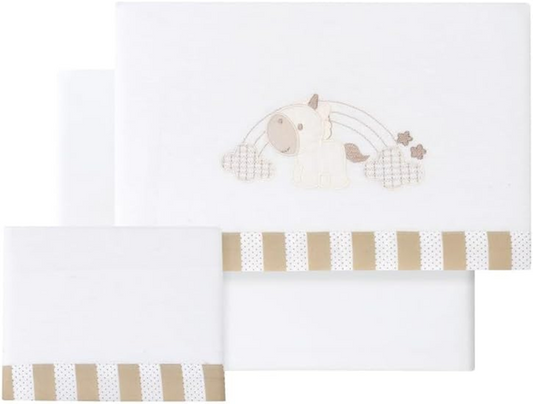 INTERBABY 3-dielna súprava posteľnej bielizne 60x120 / 40x60 / 110x155