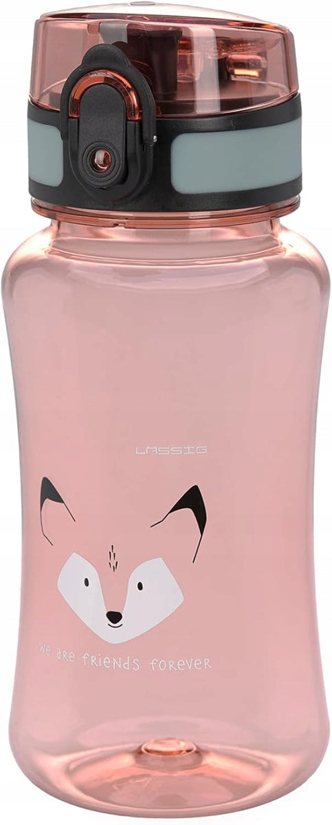 LASSIG Let's Be Wild láhev s víčkem otevíraným kliknutím 460 ml