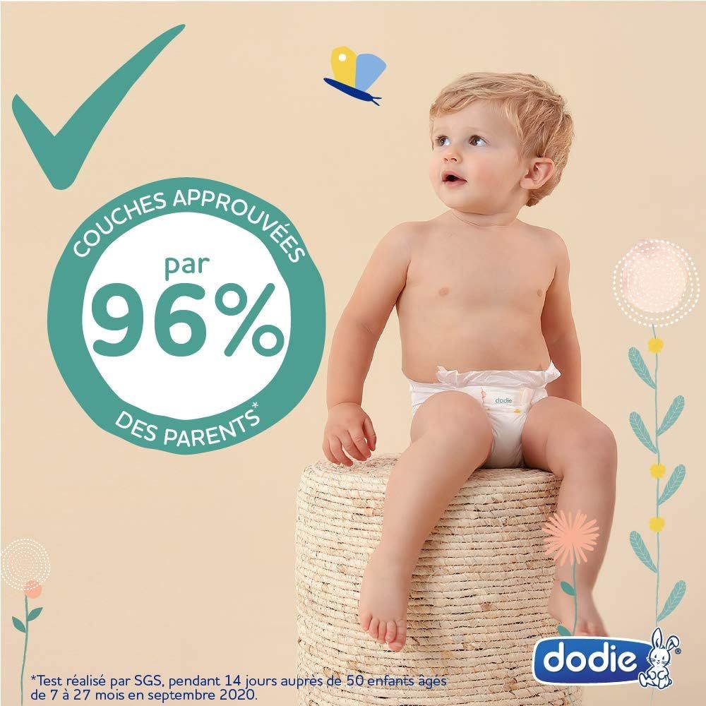 DODIE ekologické jednorazové plienky veľ. 1 (2-5kg) x100