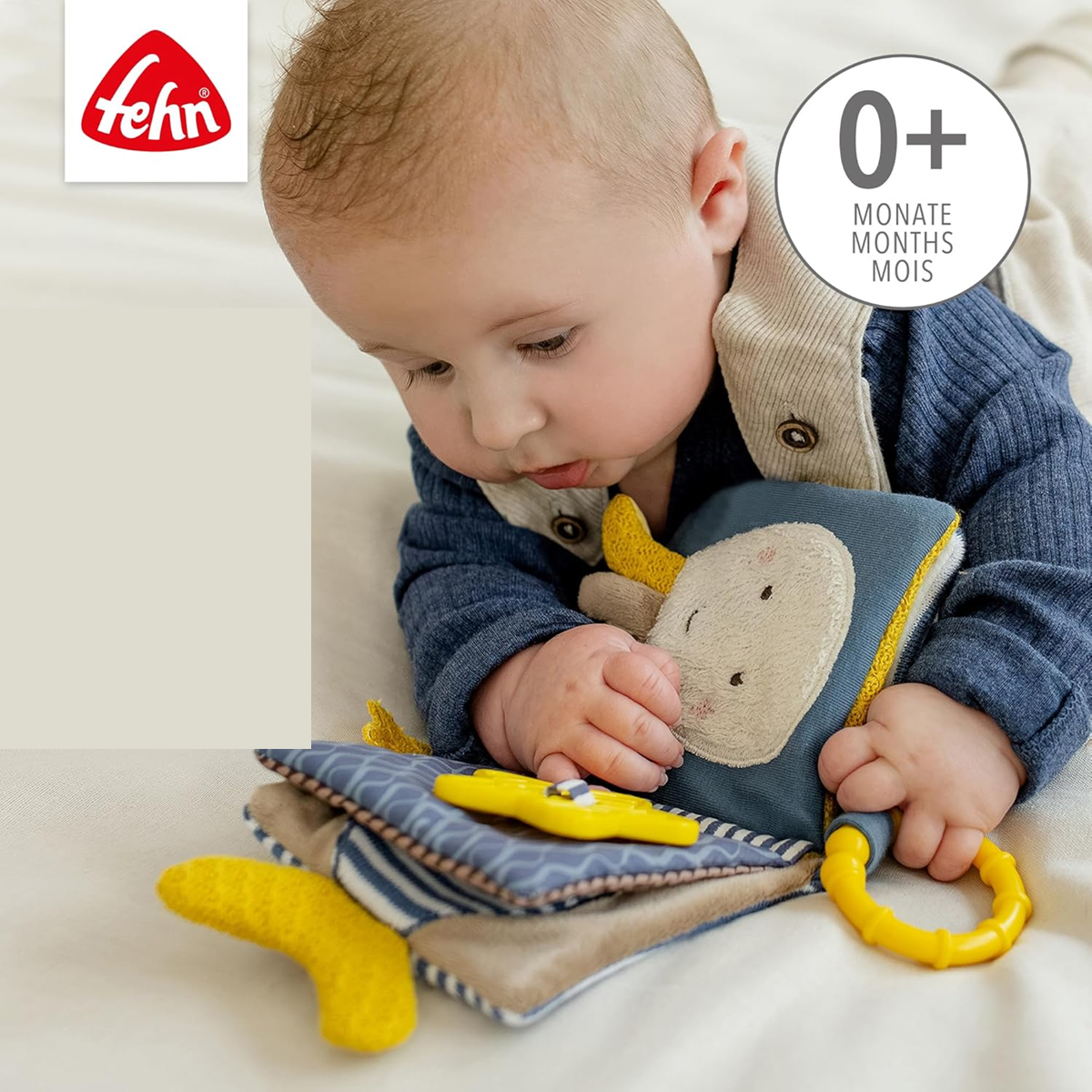 FEHN Otter Theo sensory book, hanging toy