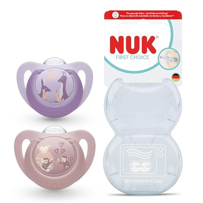 NUK First Choice smoczek uspokajający silikonowy x2 6-18m