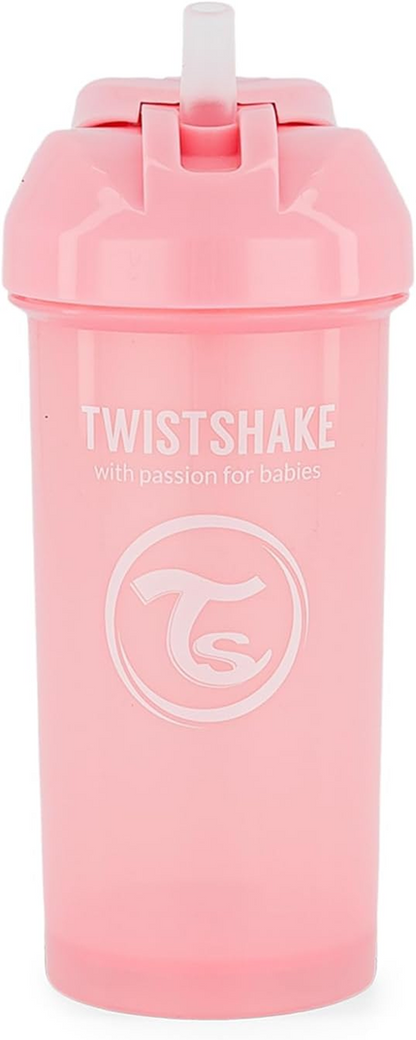TWISTSHAKE Straw Cup nevytekajúci pohár so slamkou 360 ml 6 m+