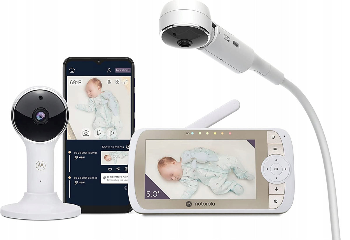 MOTOROLA VM65X Connect elektronisk babyalarm 5" + mast