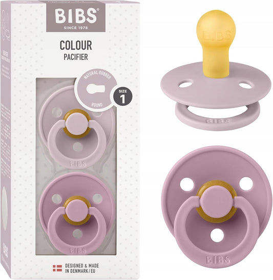 BIBS COLOUR suzete calmante 2 bucăți cauciuc 0-6 luni