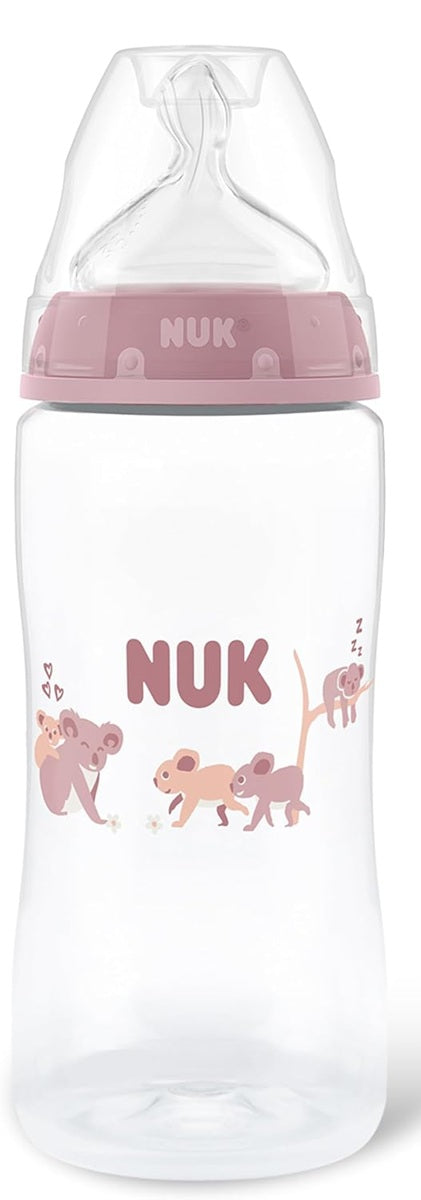 NUK First Choice+ fľaša 300 ml, cumlík M, stredný prietok, indikátor teploty