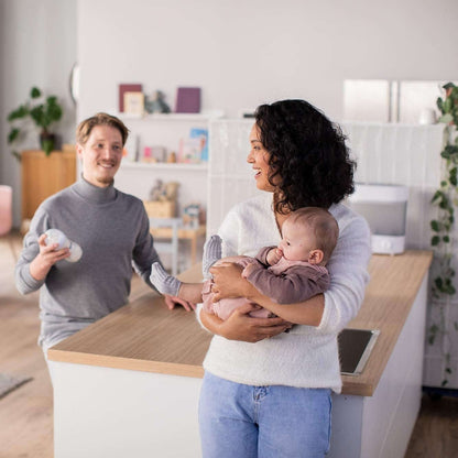 PHILIPS AVENT elektryczny sterylizator parowy U w użyciu w domu, biało-szary sterylizator do butelek i akcesoriów