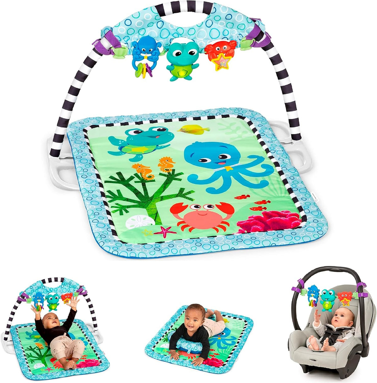 BABY EINSTEIN Neptune's Discovery Reef 3v1 edukačná podložka 0+