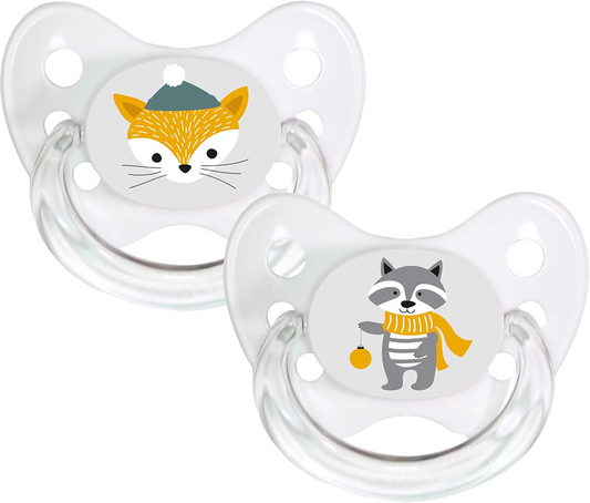 DENTISTAR chupete calmante de silicona 2x 6-14 meses