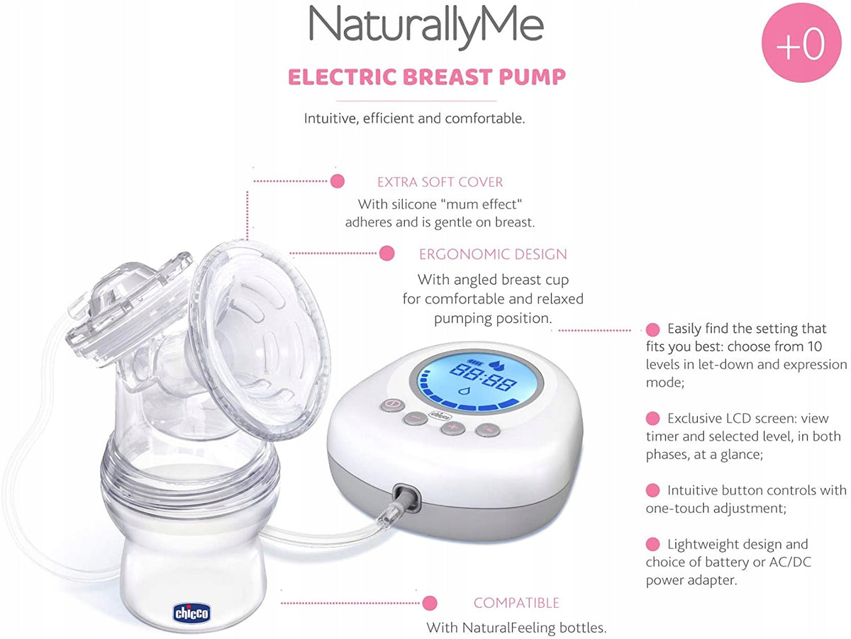 CHICCO NaturallyMe ELEKTRICKÁ ODSÁVAČKA MLIEKA