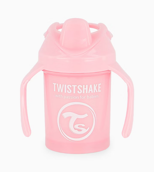 TWISTSHAKE Mini Cup netekoucí hrnek s náustkem a mixérem 230 ml 4 m+