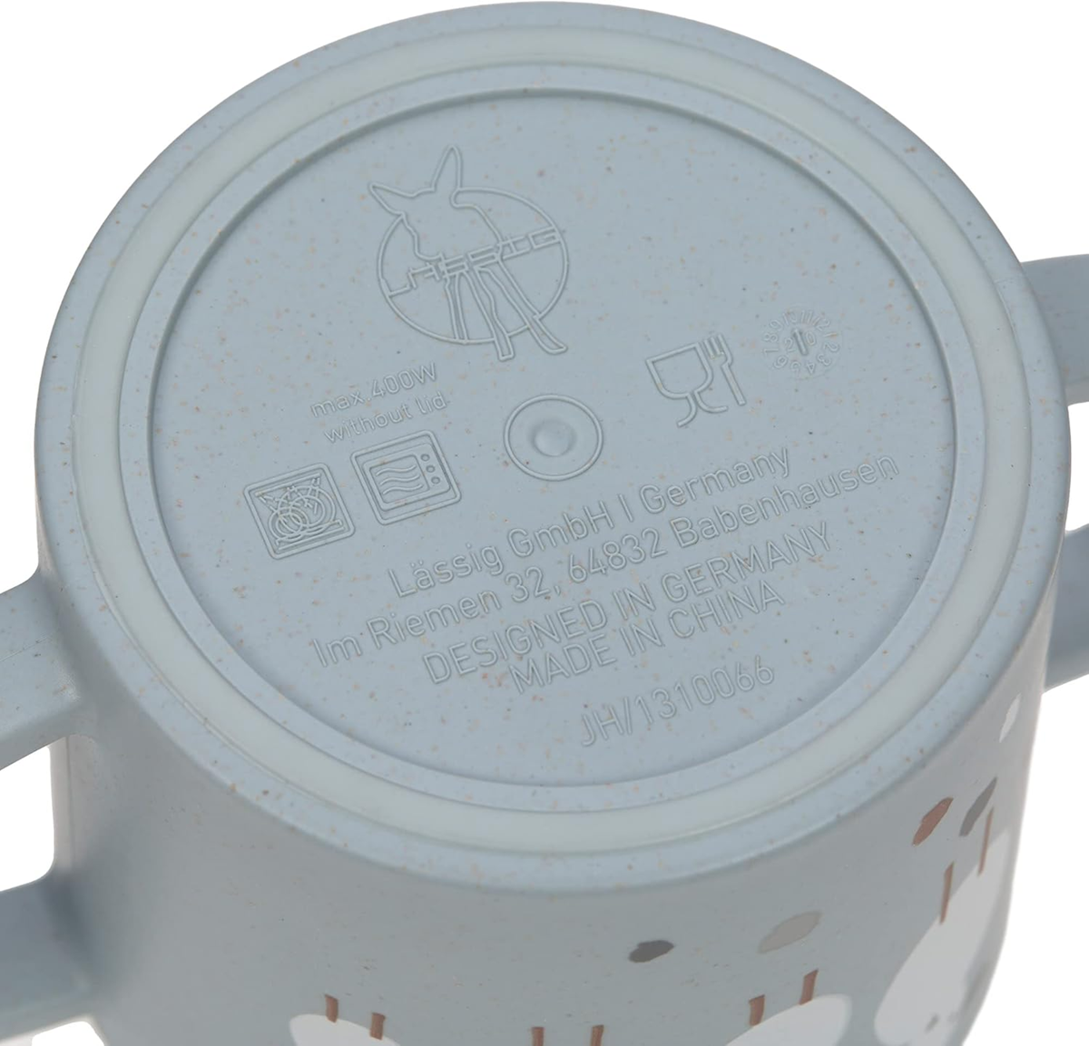 LASSIG Sippy Cup Tiny Farmer Sheep pohár s náustkom 150 ml 6 m+