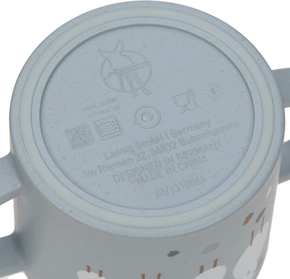 LASSIG Sippy Cup Tiny Farmer Sheep pohár s náustkom 150 ml 6 m+