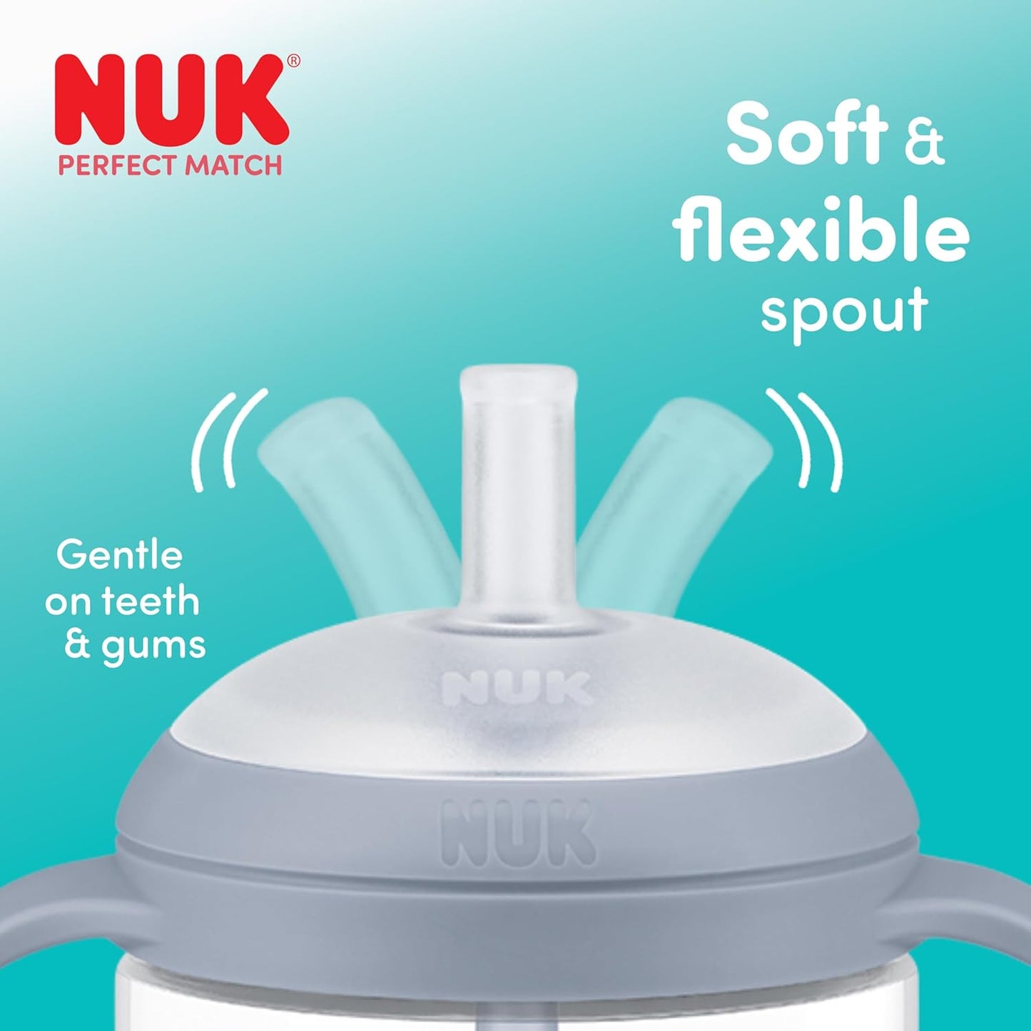 NUK Perfect Match Learner słomki do kubków 8m+ x2