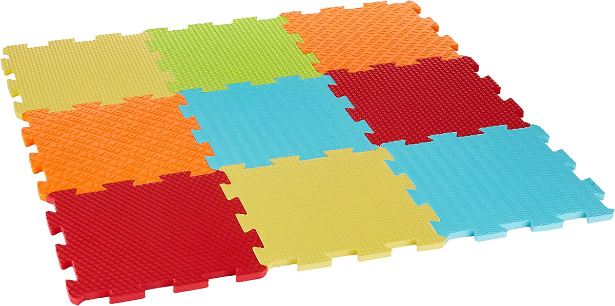 LUDI vikmatta pussel SENSORISK 90x90
