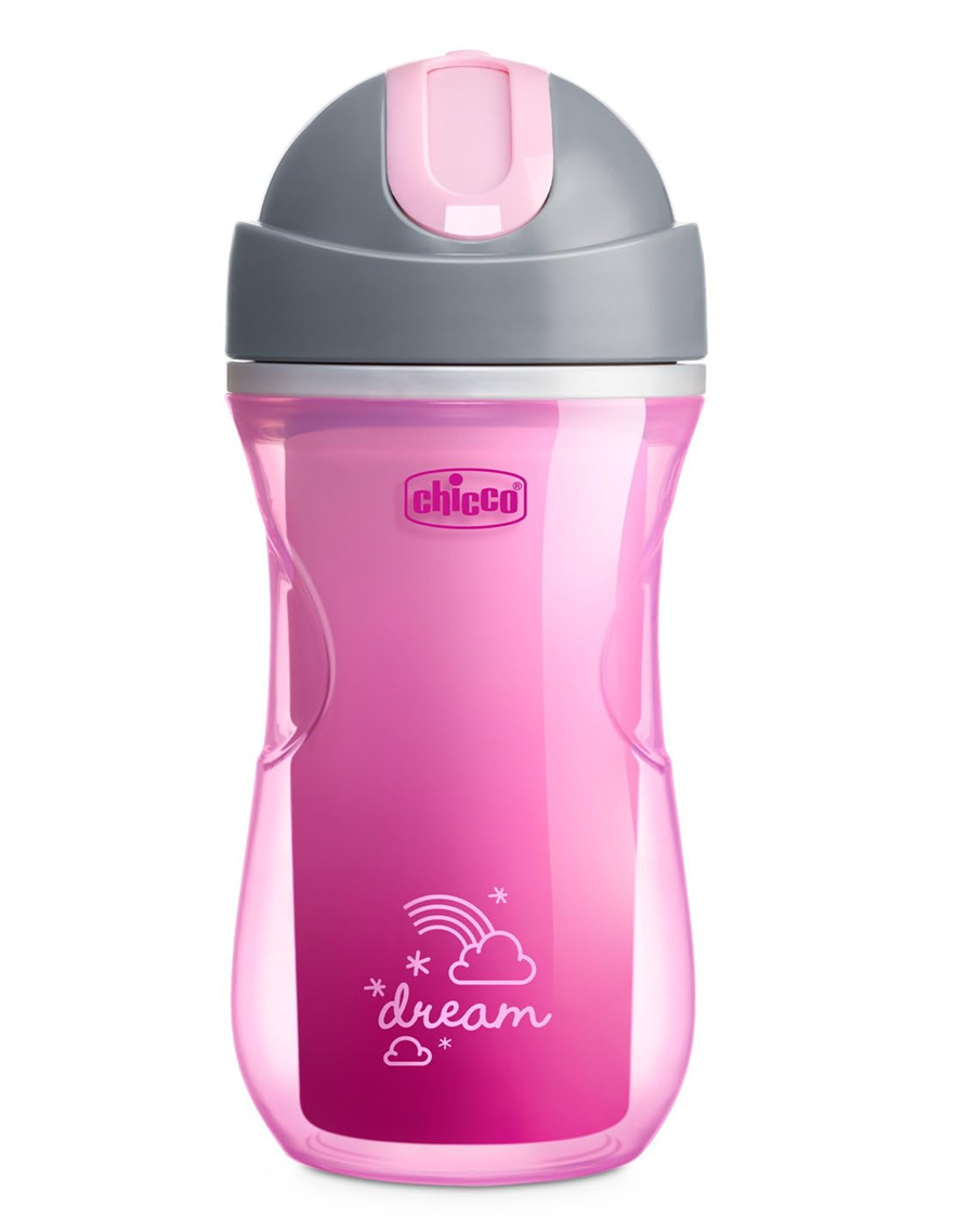 CHICCO Sport Cup netečúci pohár so slamkou 266 ml 14 m+