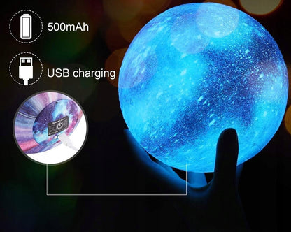 BAKTH Galaxie Lampnight light + remote controlage 0 +multicolourdiameter 15 cmrechargeable power supply (USB