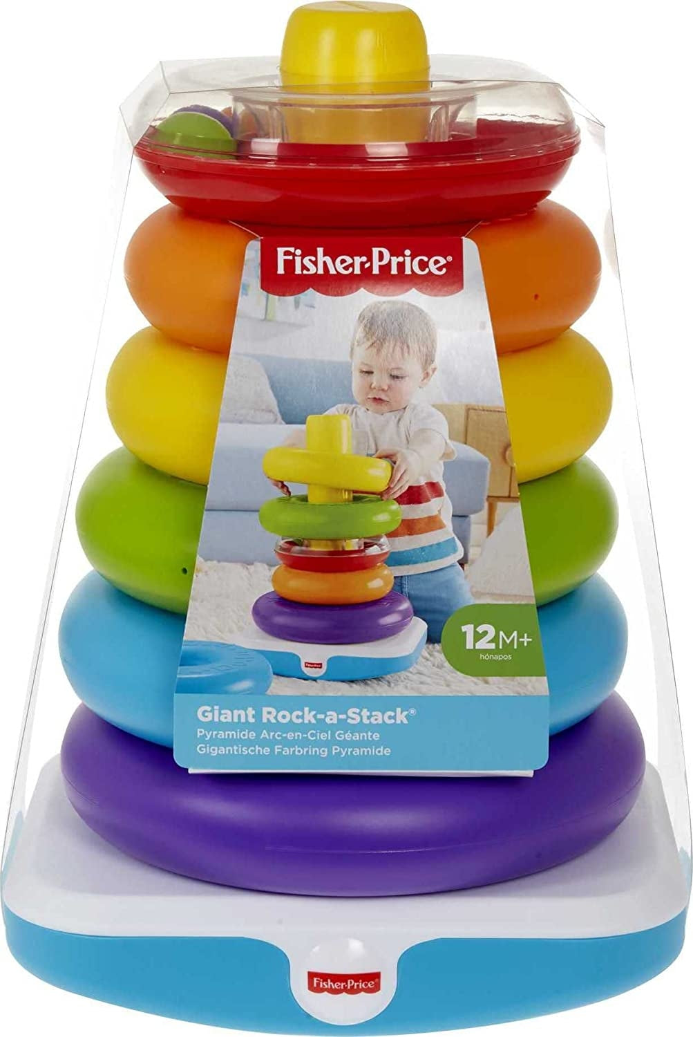 FISHER-PRICE giga pyramída z krúžkov