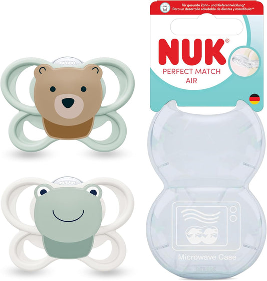 NUK Perfect Match Air cumlík 0-6m x2