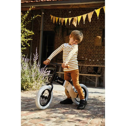 JANOD Bikloon Deluxe drevené odrážadlo 12" sedlo 40-46 cm