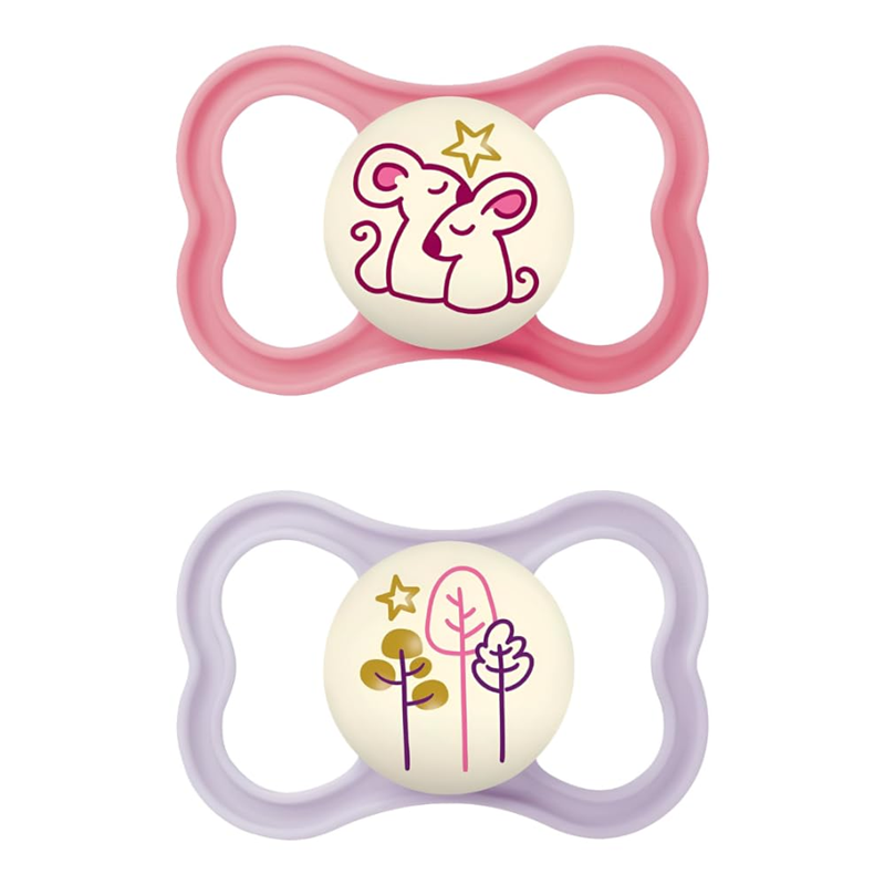 MAM AIR NIGHT soother x2