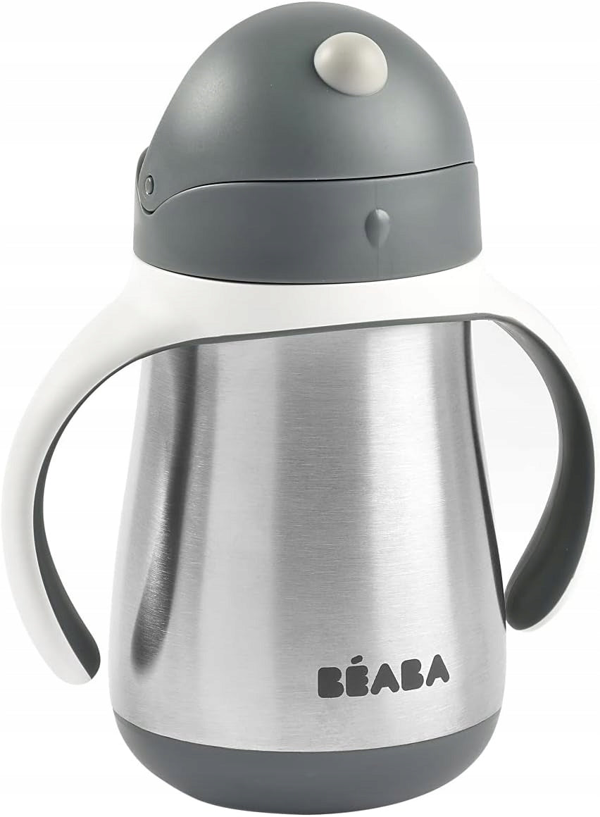 BEABA nevytečúci pohár so slamkou OCEĽOVÝ 250 ml