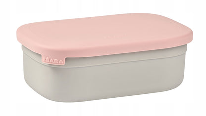 BEABA desiatový box lunchbox NEREZOVÁ OCEĽ 760 ml s priehradkami