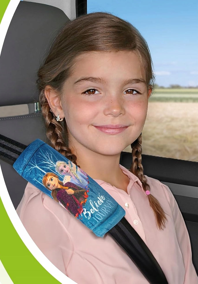 DISNEY Frozen II car seat belt cushion cover ELSA and ANNA
