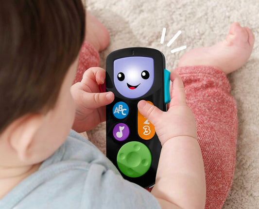 FISHER-PRICE HGY50 interaktívny diaľkový ovládač Smart TV NEMECKÝ JAZYK