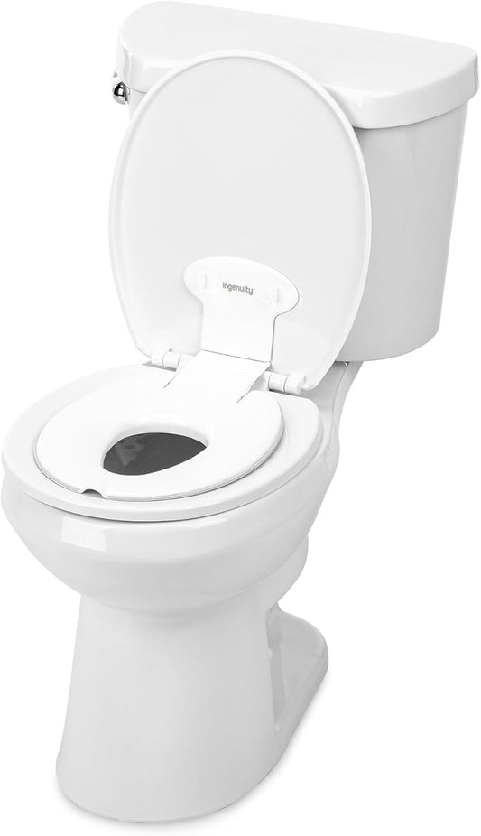 INGENUITY Flip & Sit nakładka na sedes 18 m+ 23 kg – biały – zdjęcie 1