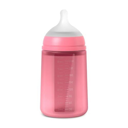 Suavinex SX Pro silikónová fľaša 240 ml stredný prietok 3m+