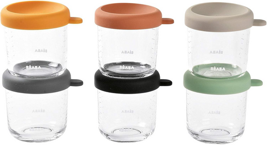 BEABA Γυάλινα δοχεία τροφίμων 6 x 250 ml