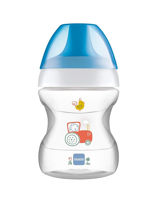 MAM Learn To Drink Cup netečúci pohár s náustkom 190 ml 6 m+
