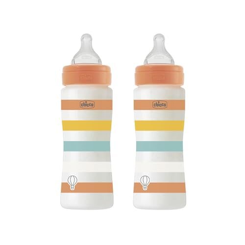 CHICCO Perfect Easy fľaše 330 ml rýchly prietok 2 ks